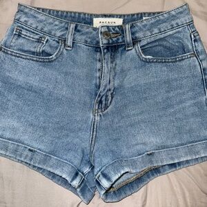 PacSun Women's Light Blue Jean Shorts